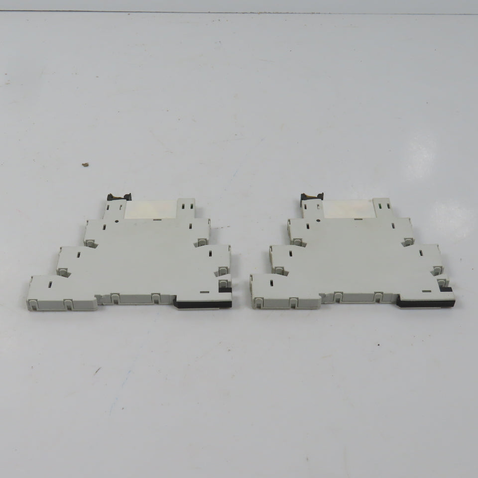 Allen Bradley 700-HLT1U* Ser A Terminal Block Relay W/ 700-TBR24 Lot Of 2