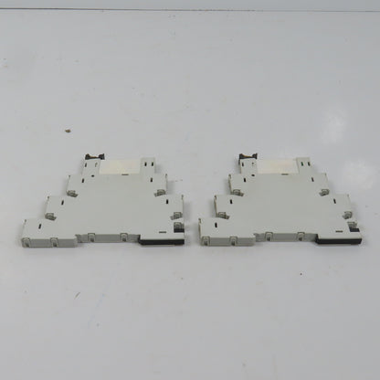 Allen Bradley 700-HLT1U* Ser A Terminal Block Relay W/ 700-TBR24 Lot Of 2
