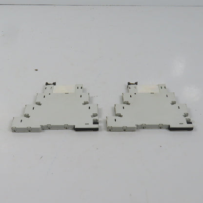 Allen Bradley 700-HLT1U* Ser A Terminal Block Relay W/ 700-TBR24 Lot Of 2