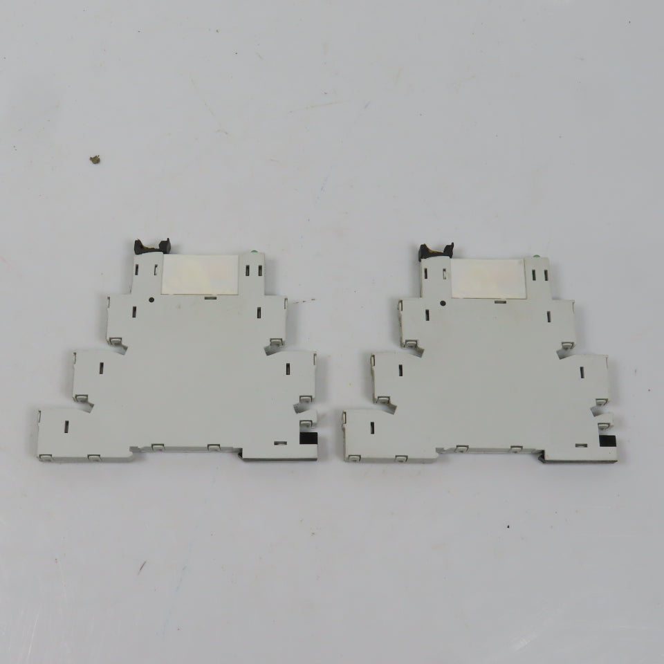 Allen Bradley 700-HLT1U* Ser A Terminal Block Relay W/ 700-TBR24 Lot Of 2