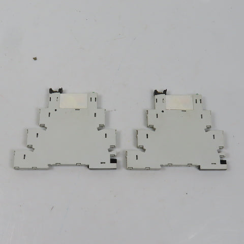Allen Bradley 700-HLT1U* Ser A Terminal Block Relay W/ 700-TBR24 Lot Of 2