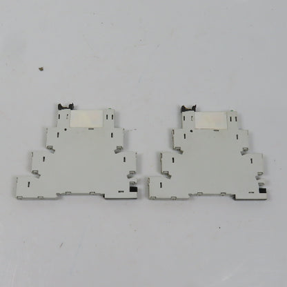 Allen Bradley 700-HLT1U* Ser A Terminal Block Relay W/ 700-TBR24 Lot Of 2