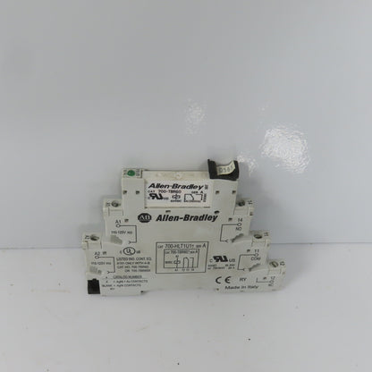Allen Bradley 700-HLT1U1* Ser A Terminal Block Relay W/ 700-TBR60
