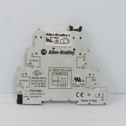 Allen Bradley 700-HLT1U1* Ser A Terminal Block Relay W/ 700-TBR60