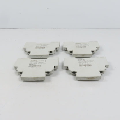Siemens 3RV1901-1A Auxiliary Contact Block For 3RV1 Lot Of 4