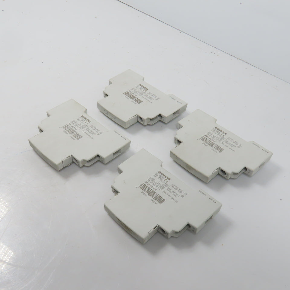 Siemens 3RV1901-1A Auxiliary Contact Block For 3RV1 Lot Of 4