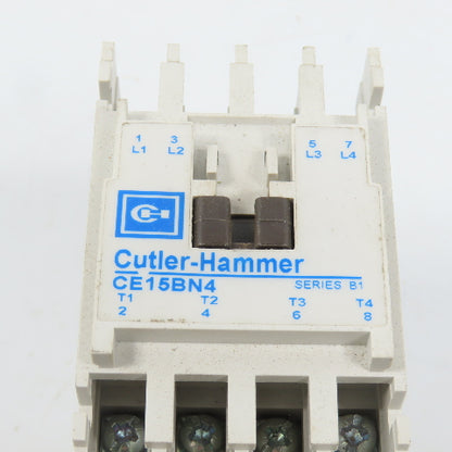 Cutler Hammer CE15BN4 10A 600V 5HP Power Contactor 120V Coil W/ C306DN3 Overload