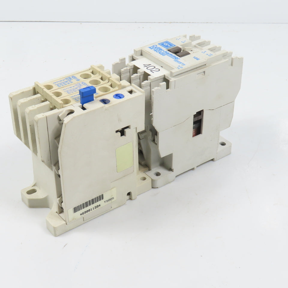 Cutler Hammer AE16CNS0 12A 600V 7.5HP Power Contactor 120V Coil C306DN3 Overload