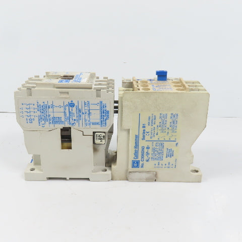 Cutler Hammer AE16BNS0 10A 600V 5HP Power Contactor 120V Coil C306DN3 Overload
