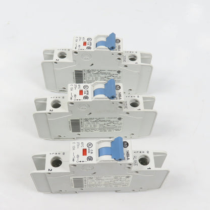 Allen Bradley 1489-A1C100 Ser A 10A Single 1 Pole Circuit Breaker Lot Of 3