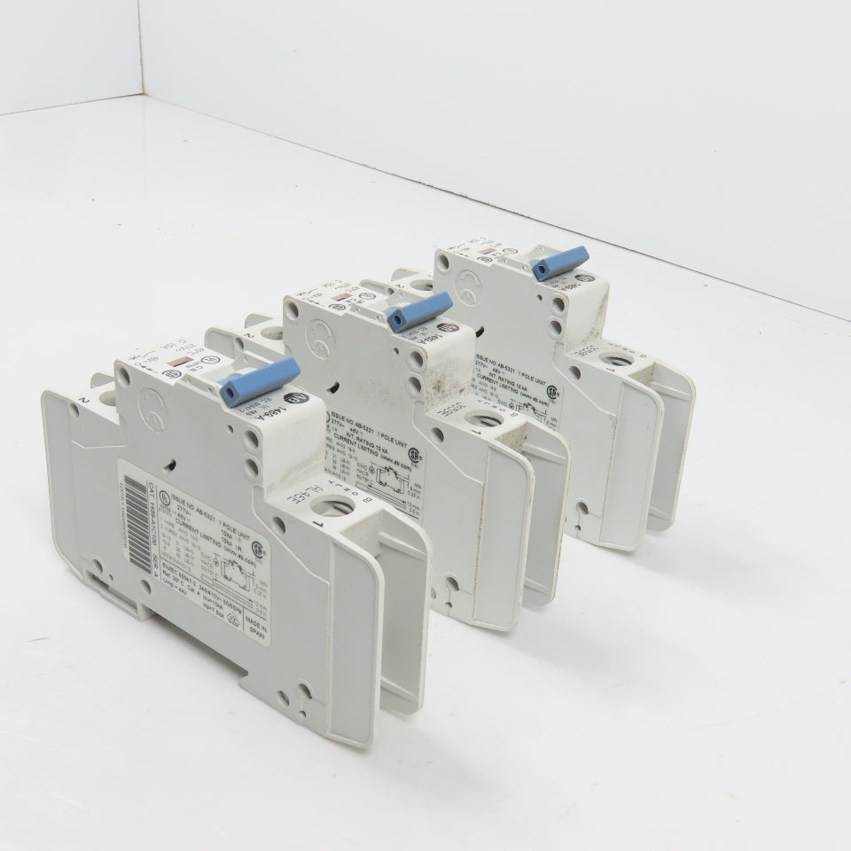 Allen Bradley 1489-A1C100 Ser A 10A Single 1 Pole Circuit Breaker Lot Of 3