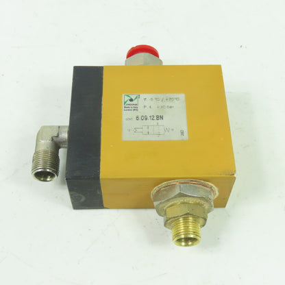 Pneumax 6.09.12.BN Pneumatic Block Valve 10 Bar