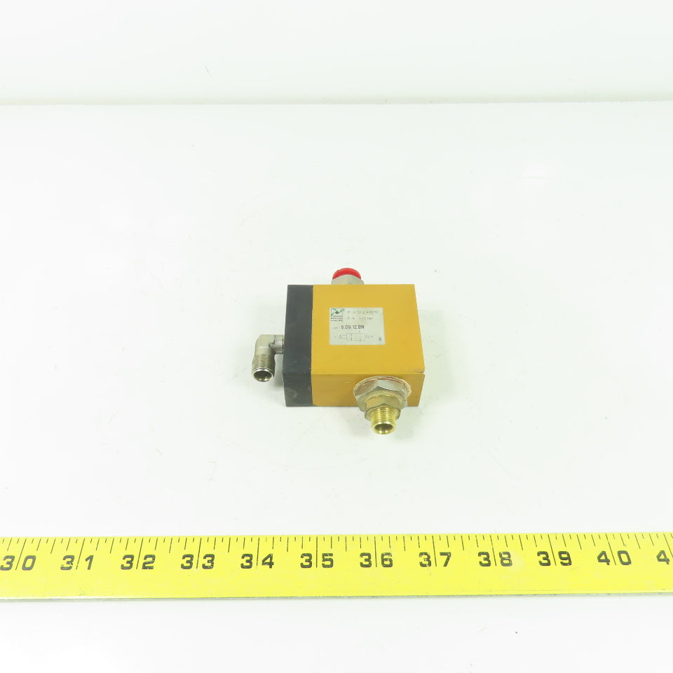 Pneumax 6.09.12.BN Pneumatic Block Valve 10 Bar