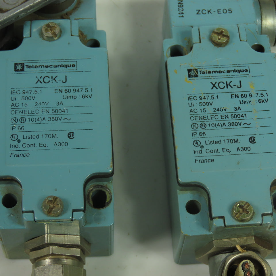 Telemecanique XCK-J 3A Cam Roller Limit Switch 240V Lot Of 6