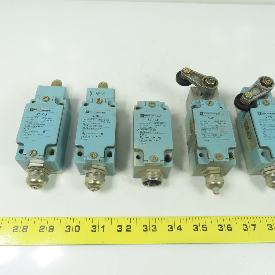 Telemecanique XCK-J 3A Cam Roller Limit Switch 240V Lot Of 6
