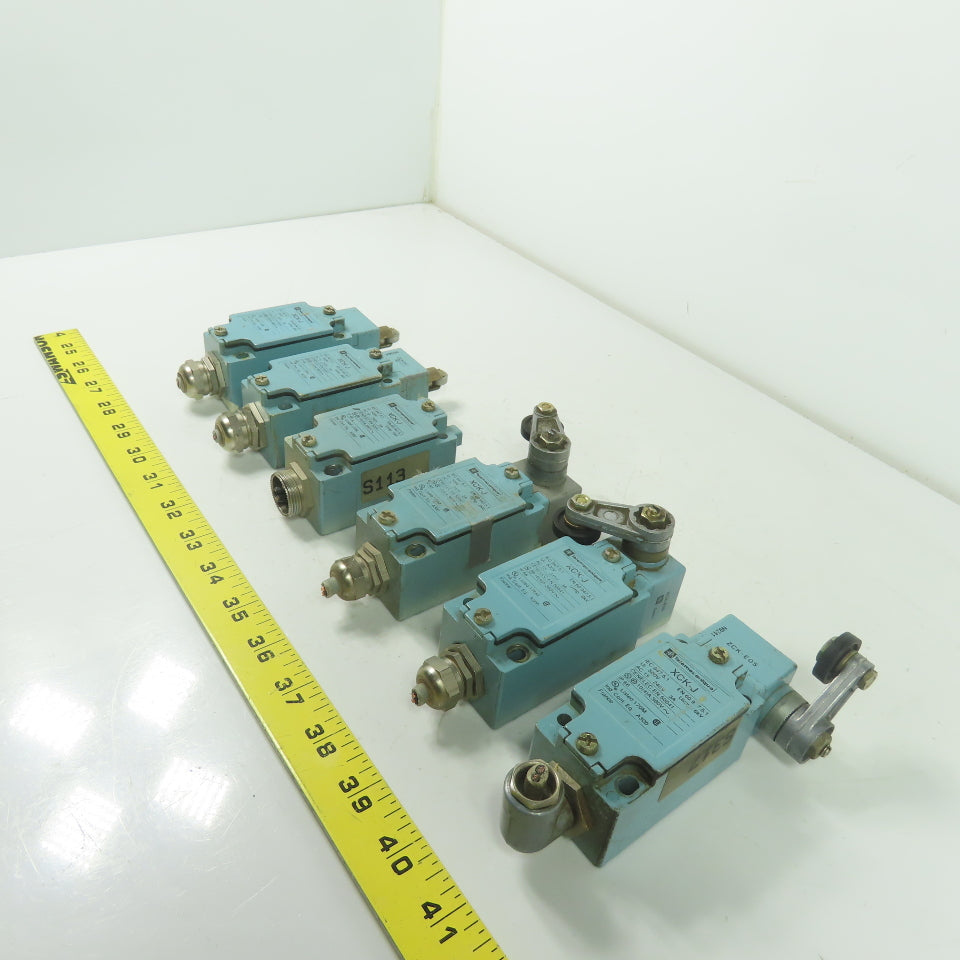 Telemecanique XCK-J 3A Cam Roller Limit Switch 240V Lot Of 6