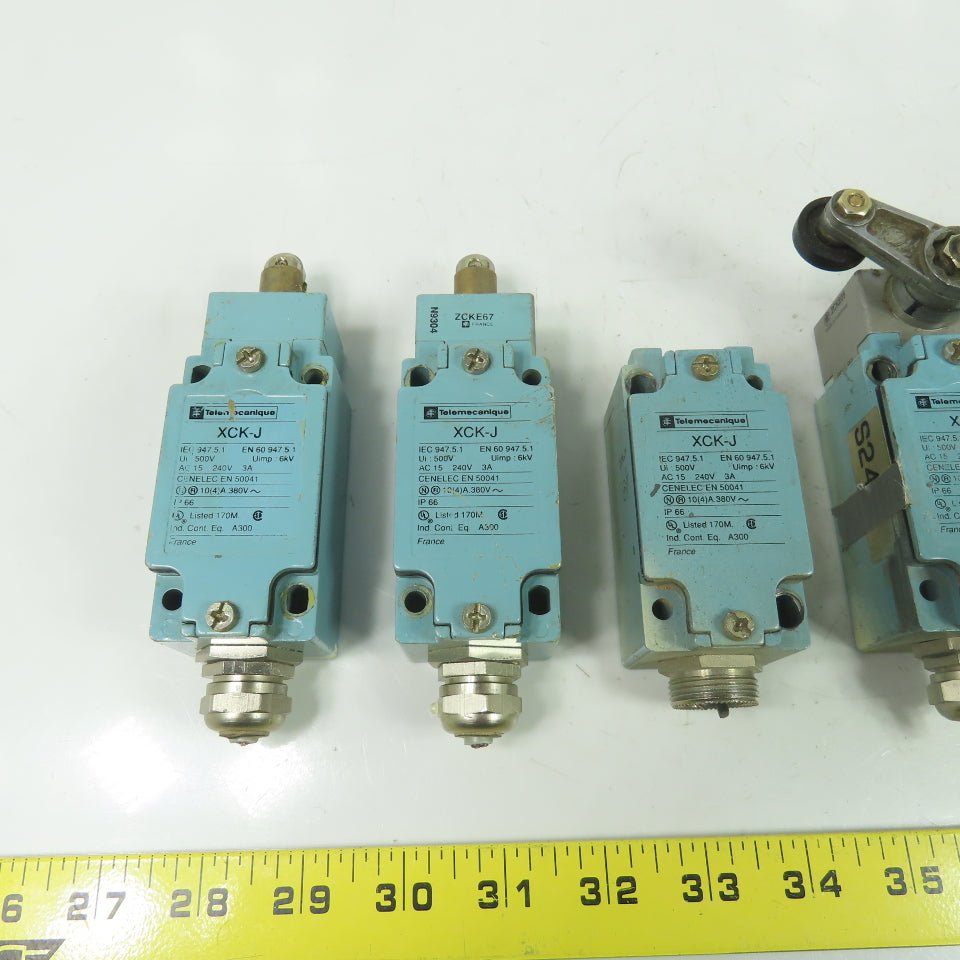 Telemecanique XCK-J 3A Cam Roller Limit Switch 240V Lot Of 6
