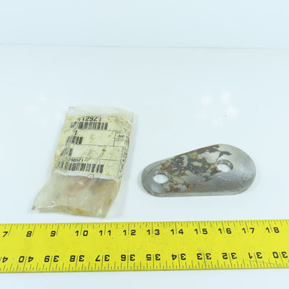 412921 Air Cylinder Steel Link Plate 0.775" x 0.775" ID