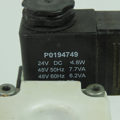 Parker H1EWXBBL49D Solenoid Valve 24VDC Coil 4-Way 2-Position 145PSI Max