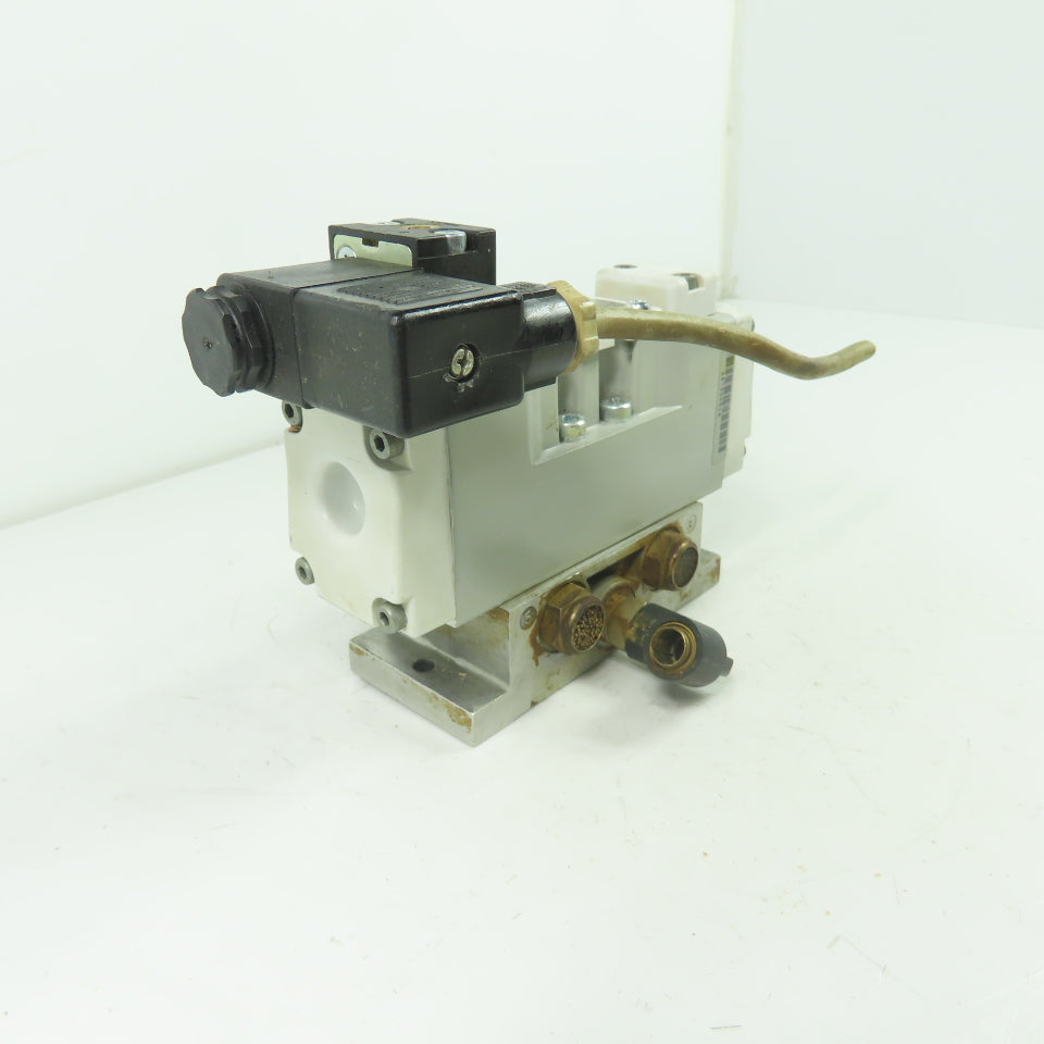 Parker H1EWXBBL49D Solenoid Valve 24VDC Coil 4-Way 2-Position 145PSI Max