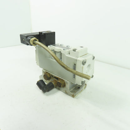 Parker H1EWXBBL49D Solenoid Valve 24VDC Coil 4-Way 2-Position 145PSI Max