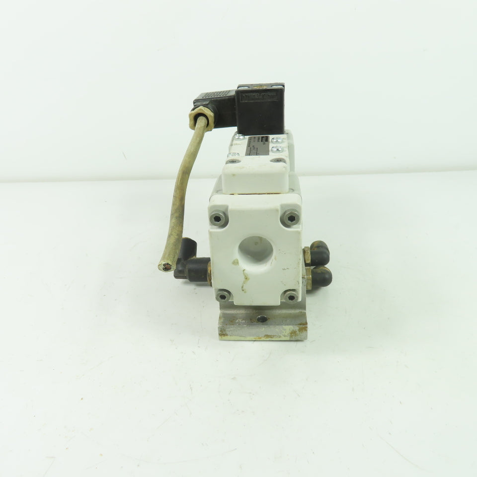 Parker H1EWXBBL49D Solenoid Valve 24VDC Coil 4-Way 2-Position 145PSI Max