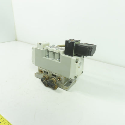 Parker H1EWXBBL49D Solenoid Valve 24VDC Coil 4-Way 2-Position 145PSI Max