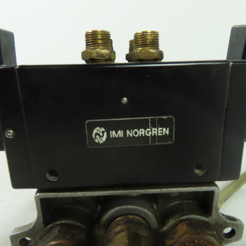 Norgren M/20152/6123 2 Solenoid Valve 10Bar 24VDC Coil W/ Manifold Block