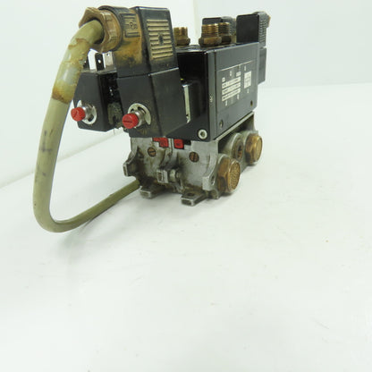 Norgren M/20152/6123 2 Solenoid Valve 10Bar 24VDC Coil W/ Manifold Block