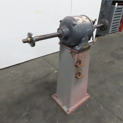 Chas. F L'Hommedieu & Sons No. 118 3Hp 440V Pedestal Buffer 3400RPM 1-1/4" Arbor