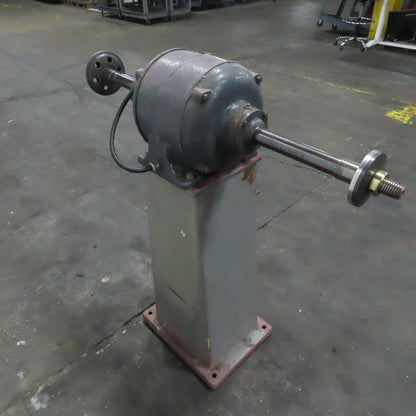 Chas. F L'Hommedieu & Sons No. 118 3Hp 440V Pedestal Buffer 3400RPM 1-1/4" Arbor