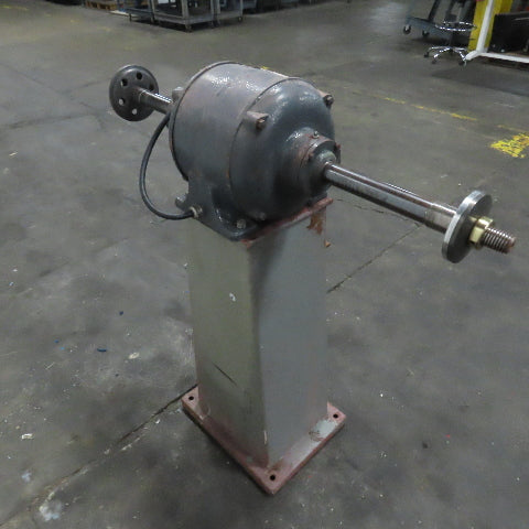 Chas. F L'Hommedieu & Sons No. 118 3Hp 440V Pedestal Buffer 3400RPM 1-1/4" Arbor
