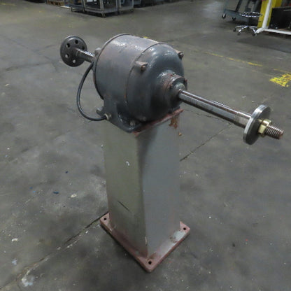 Chas. F L'Hommedieu & Sons No. 118 3Hp 440V Pedestal Buffer 3400RPM 1-1/4" Arbor