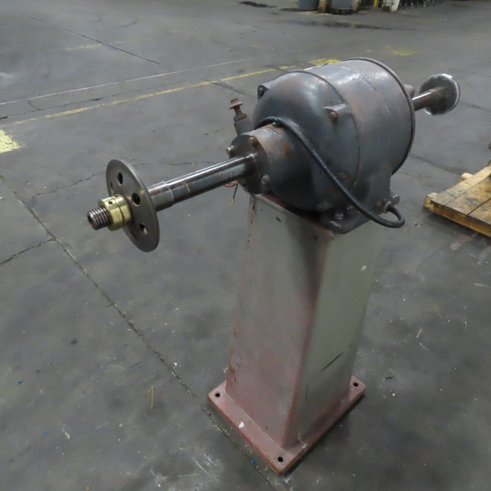 Chas. F L'Hommedieu & Sons No. 118 3Hp 440V Pedestal Buffer 3400RPM 1-1/4" Arbor