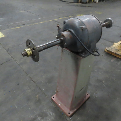 Chas. F L'Hommedieu & Sons No. 118 3Hp 440V Pedestal Buffer 3400RPM 1-1/4" Arbor