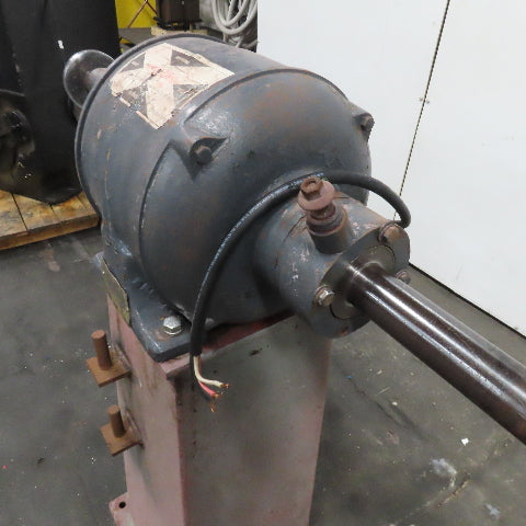 Chas. F L'Hommedieu & Sons No. 118 3Hp 440V Pedestal Buffer 3400RPM 1-1/4" Arbor