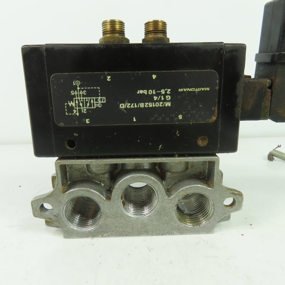 Norgren M/20152B/172/D Martonair Solenoid Valve 10Bar 24VDC Coil G 1/4