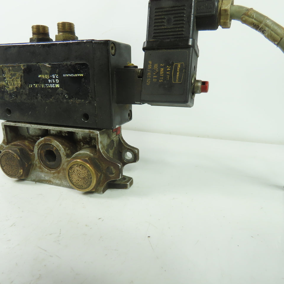 Norgren M/20152B/172/D Martonair Solenoid Valve 10Bar 24VDC Coil G 1/4
