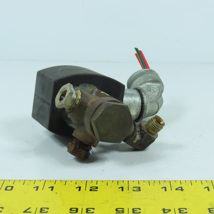 Asco EF8320G184 Red Hat II General Purpose Solenoid Brass Valve 1/4" 120V Coil