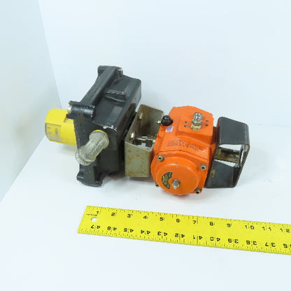 Bettis DS0040.B2A04K.14K0 Pneumatic Valve Actuator W/ Beacon Indicator