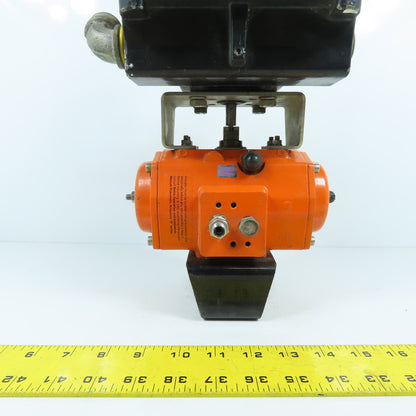 Bettis DS0040.B2A04K.14K0 Pneumatic Valve Actuator W/ Beacon Indicator