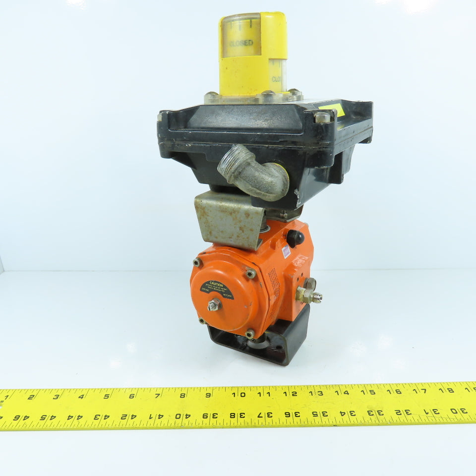 Bettis DS0040.B2A04K.14K0 Pneumatic Valve Actuator W/ Beacon Indicator