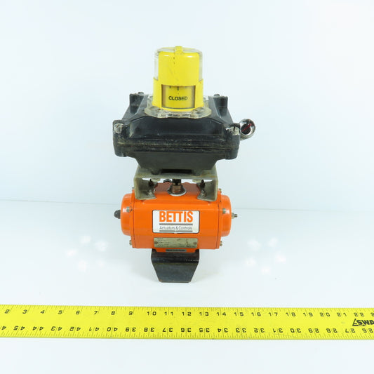 Bettis DS0040.B2A04K.14K0 Pneumatic Valve Actuator W/ Beacon Indicator