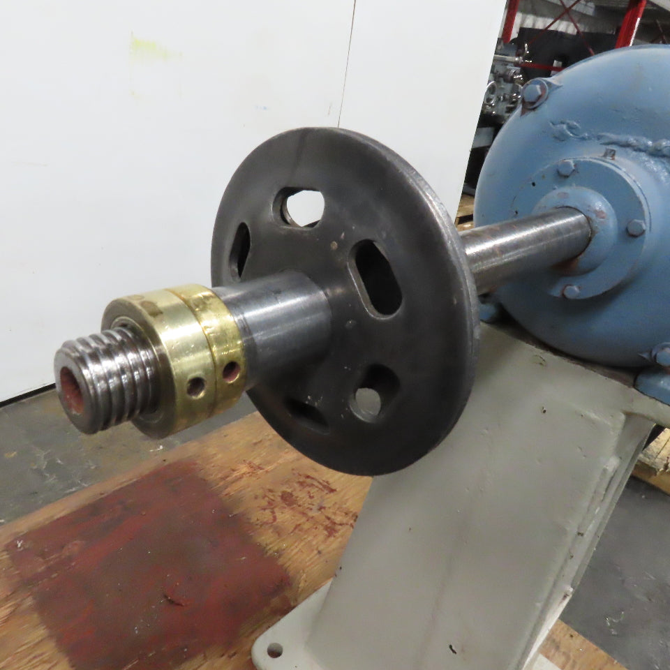 Chas. F L'Hommedieu & Sons No. 120 3Hp 440V Pedestal Buffer 3400RPM 1-1/4" Arbor