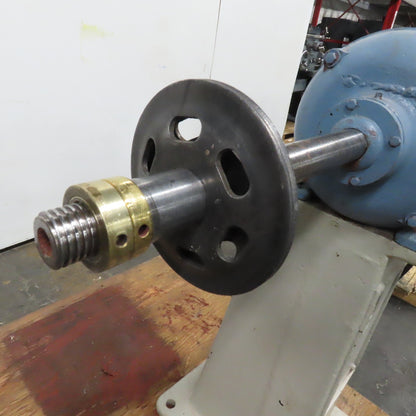 Chas. F L'Hommedieu & Sons No. 120 3Hp 440V Pedestal Buffer 3400RPM 1-1/4" Arbor
