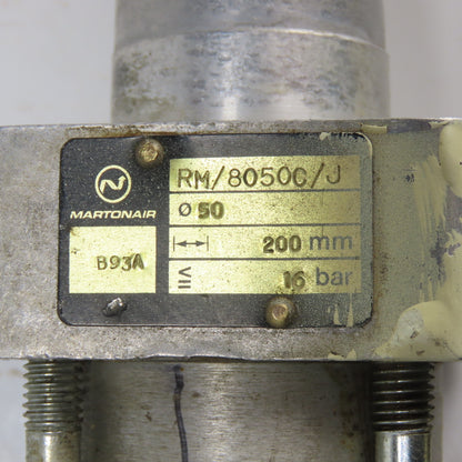Martonair RM/8050C/J Double Act/End Pneumatic Cylinder 50mm Bore 200mm Stroke
