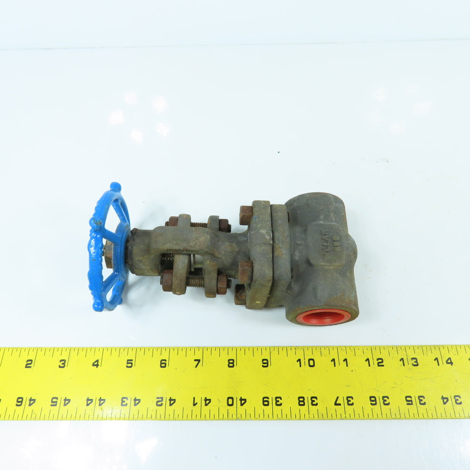 Velan S-2054B-02TY Model A 1" Gate Valve Class 800 1975PSIG @100°F