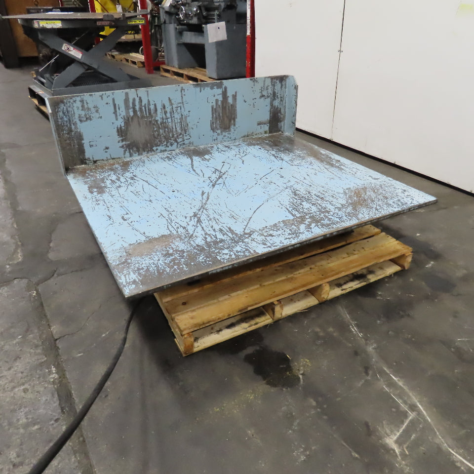 Airfloat 2 Ton 48" x 56" Pneumatic Air Bag Tilt Table Ergonomic Tote Unloader