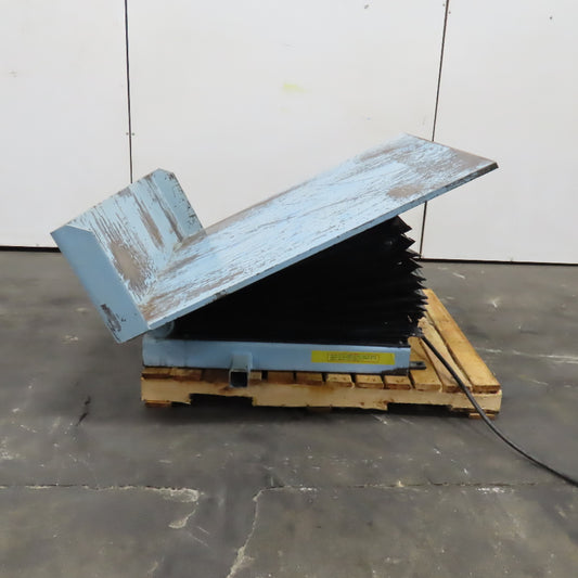 Airfloat 2 Ton 48" x 56" Pneumatic Air Bag Tilt Table Ergonomic Tote Unloader