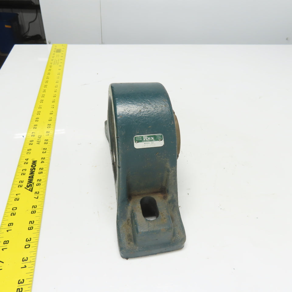 Rex ZPB-203 2-Bolt Pillow Block Bearing 2-3/16" Bore